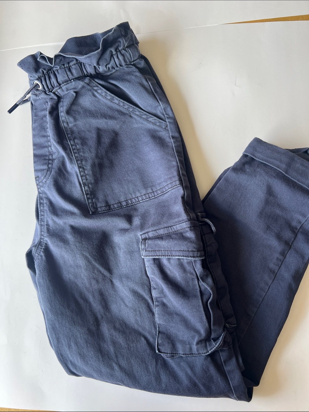 Free Assembly Kids Navy Cargo Jogger Pants